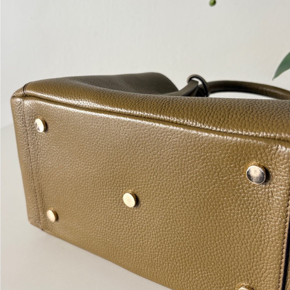 Aspinal of London Midi Tote — Olive Color — Excellent Condition — w/ Dust Bag - Picture 5 of 14